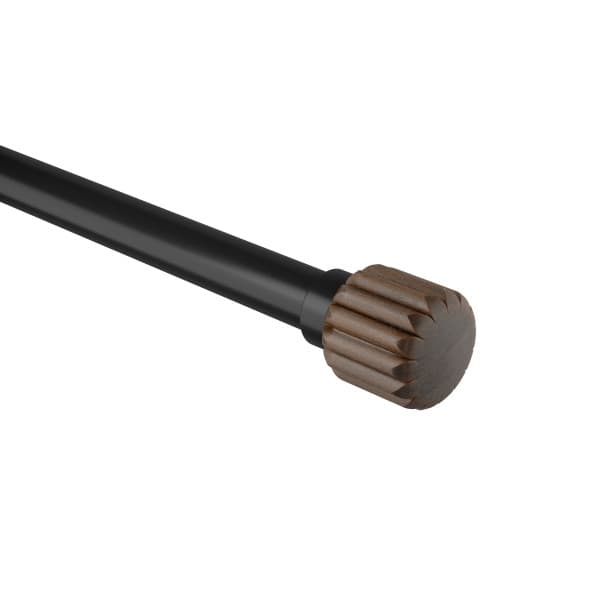 UMBRA Телескопичен корниз - EVIE PIN-POINT - цвят черен / орех - размер - 107-305 см - снимка 2