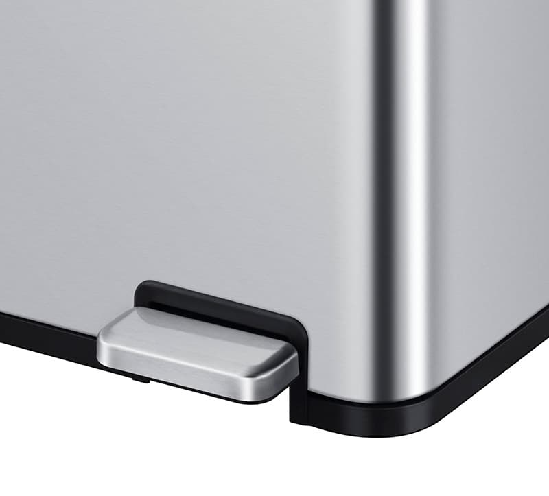 EKO Кош за разделно събиране с 3 педала ESSENTIAL - 3 х 20 л.- матиран - снимка 5