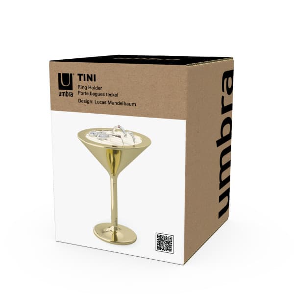 UMBRA Поставка за пръстени TINI MARTINI - цвят месинг - снимка 5