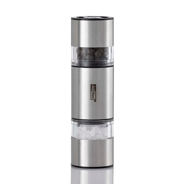 AdHoc Двойна мелничка за сол и пипер DuoMill Mini - 11 см - стомана