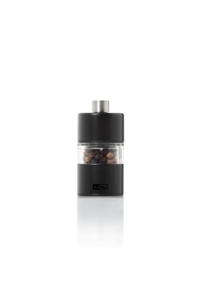 AdHoc Мини мелничка за сол и пипер MiniMill - 6 см. - черна - снимка 2