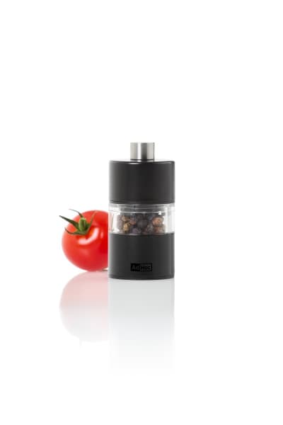 AdHoc Мини мелничка за сол и пипер MiniMill - 6 см. - черна - снимка 3