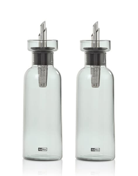 AdHoc Комплект за олио и оцет AromaPour, 300мл - опушено сиво - снимка 2