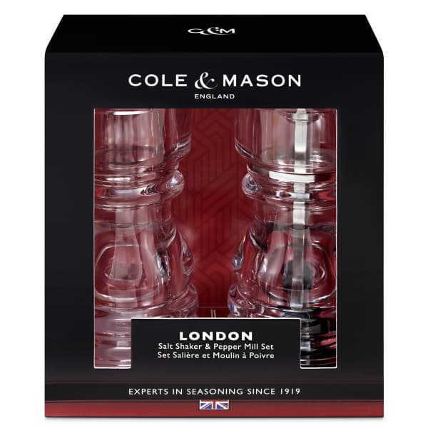 COLE & MASON Комплект солница и мелничка за пипер LONDON - 13 см. - снимка 2