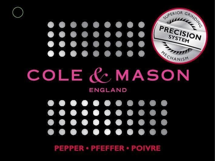 COLE & MASON Комплект мелнички за сол и пипер “DERWENT“ – 19 см. – с механизъм за прецизност – цвят мед