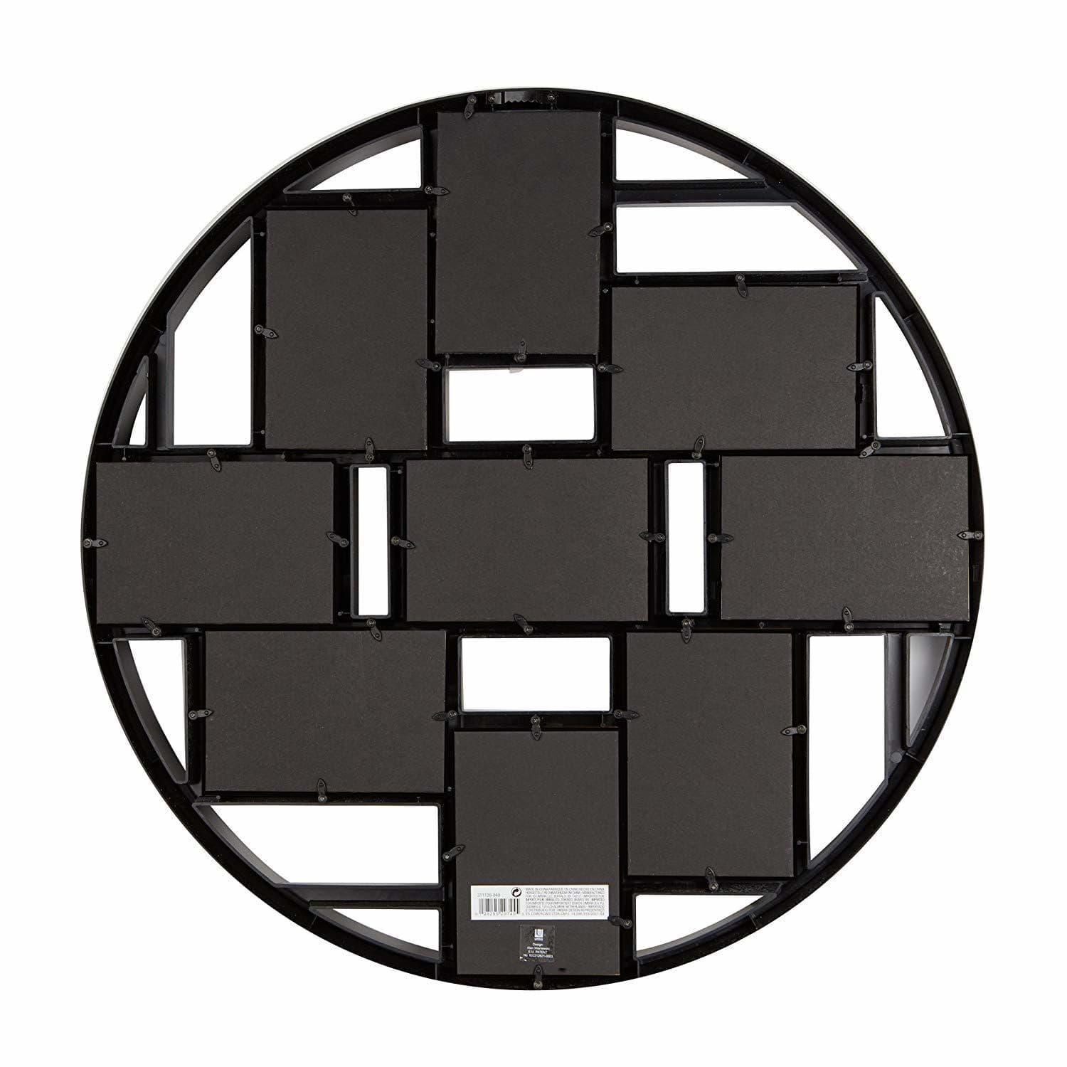 UMBRA Колаж от рамки за снимки “LUNA“ – цвят черен – за 9 снимки