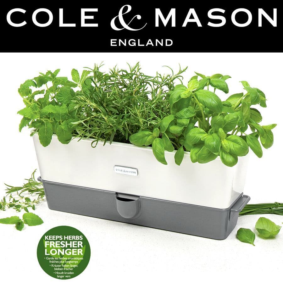 COLE &amp; MASON Самополиваща се кашпа за зелени подправки или цветя
