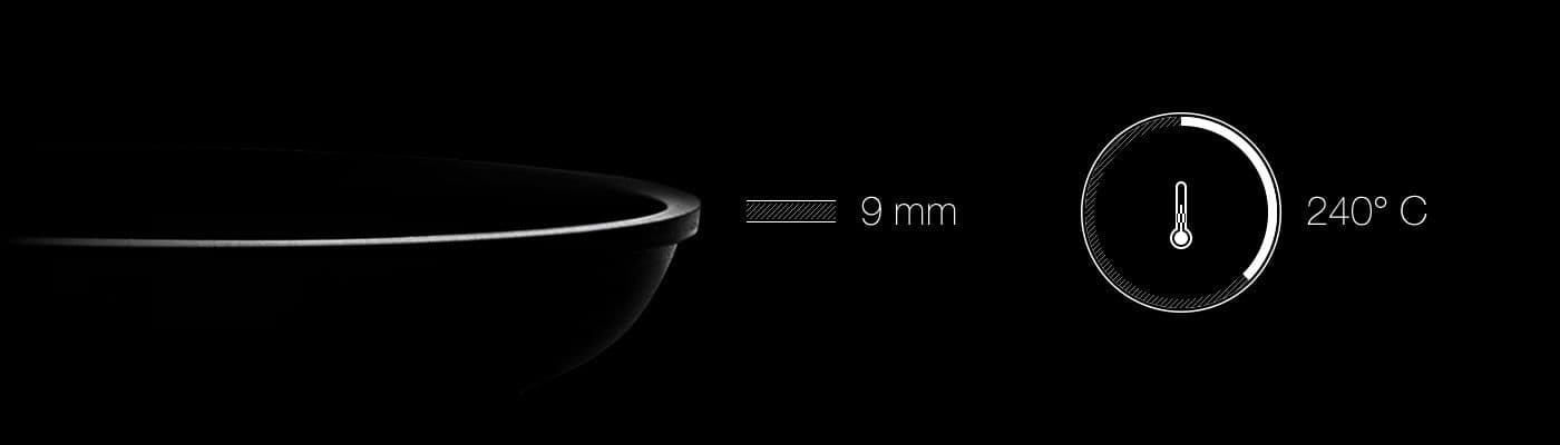 AMT  Тиган индукционен 4 см. – Ø 28