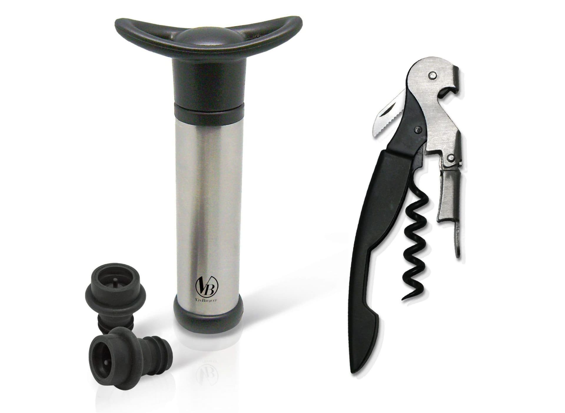 Vin Bouquet Сет тирбушон и вакуум помпа  4 – части