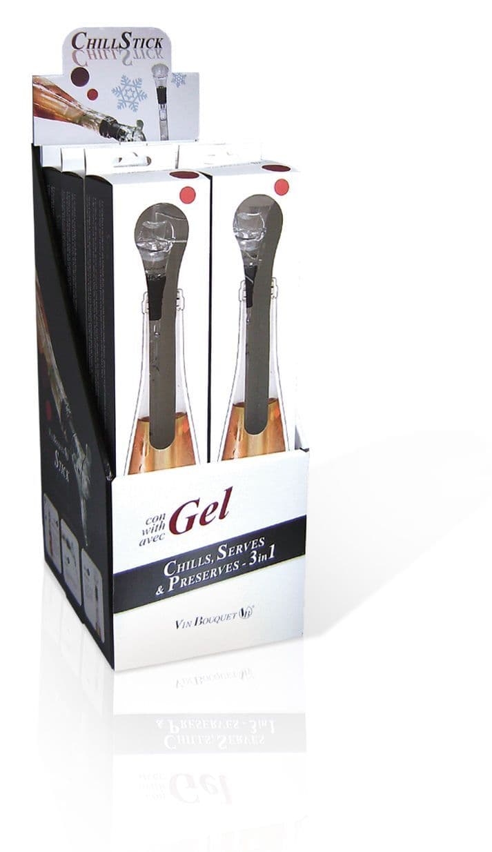 Vin Bouquet Метален охладител за напитки с гел „CHILL STICK“ – 3 IN 1
