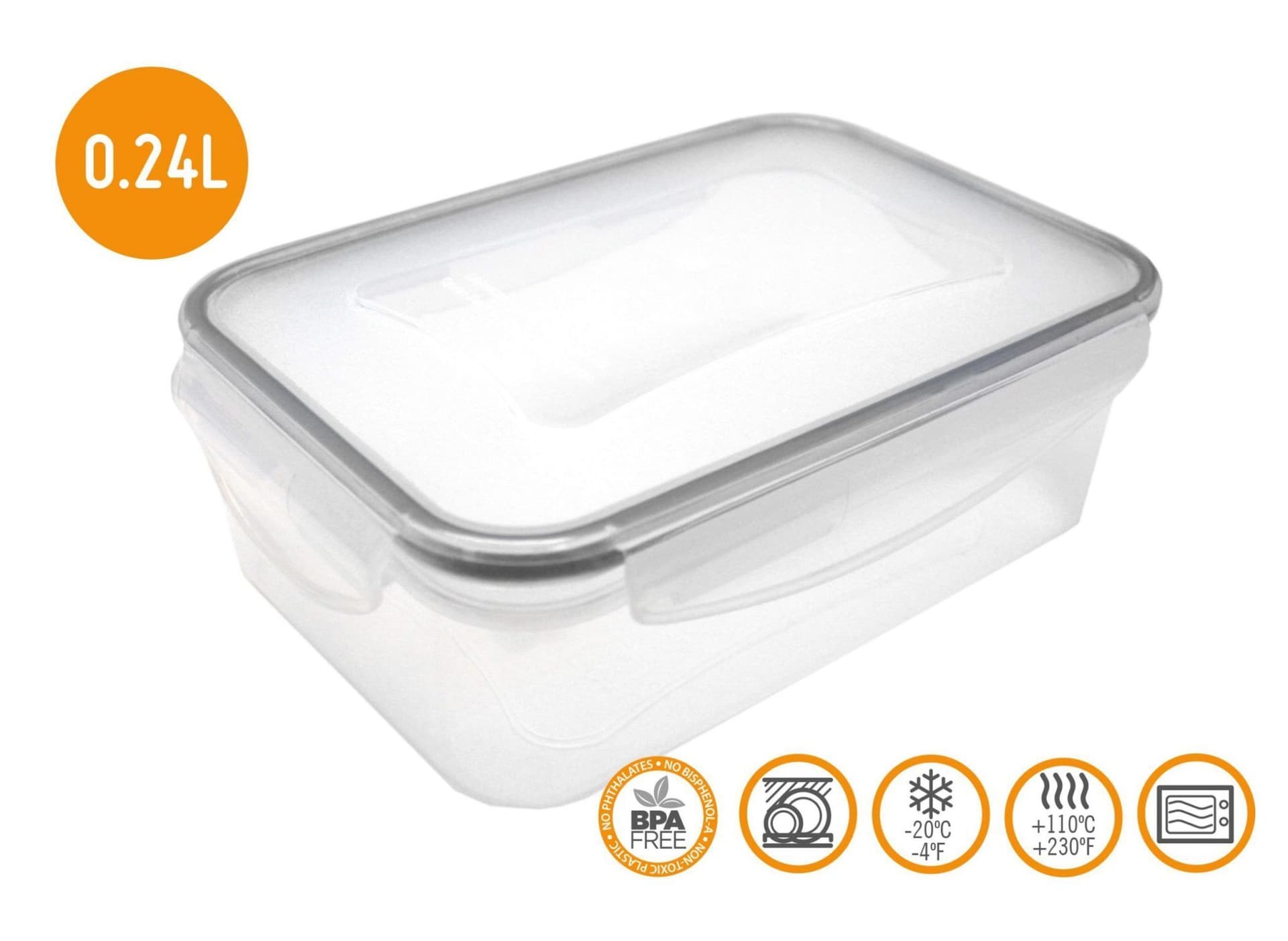 Nerthus Херметическа кутия за храна - 240 мл