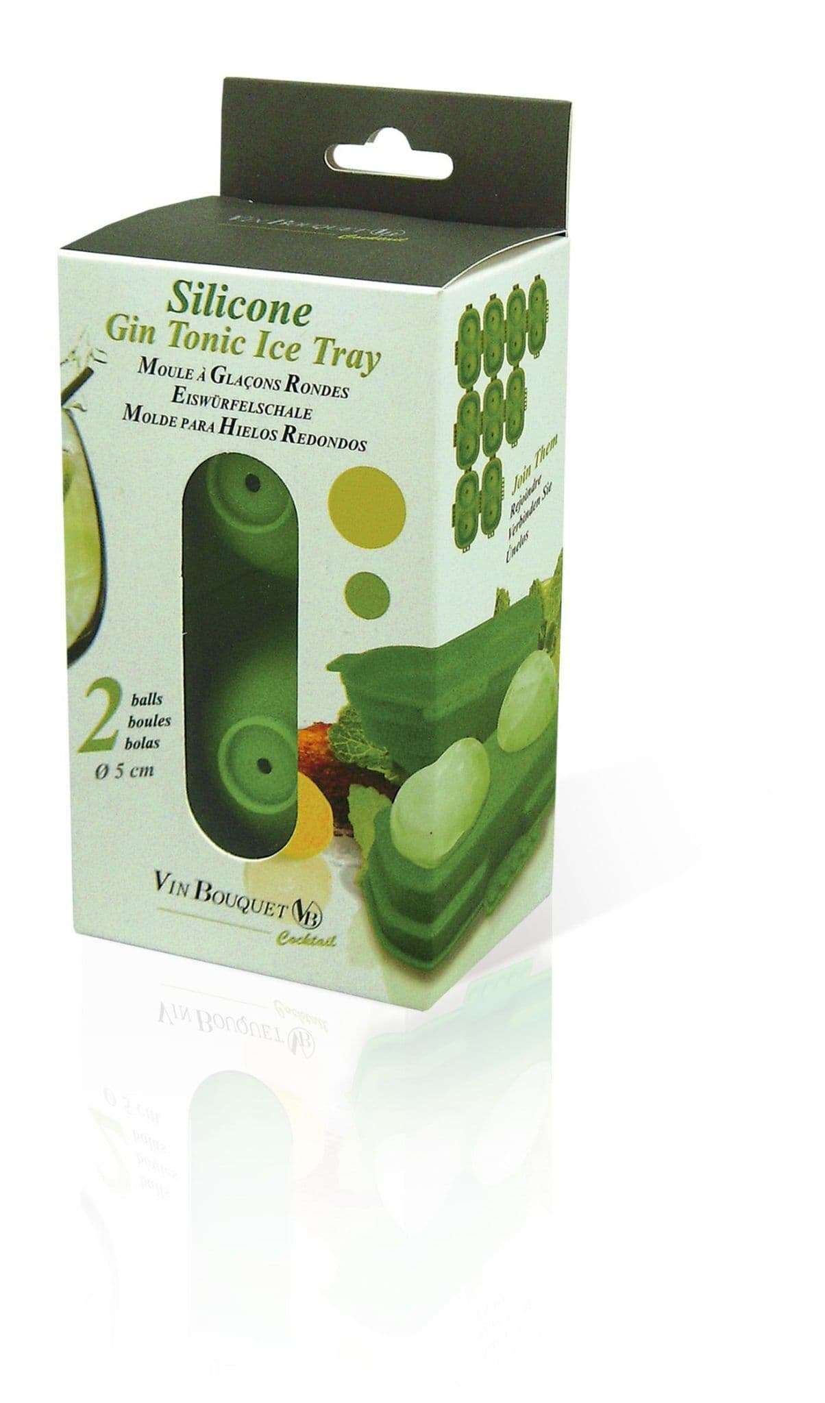 Vin Bouquet Форма за 2 бр. ледени топчета  „GIN TONIC“ – Ø 5 см.