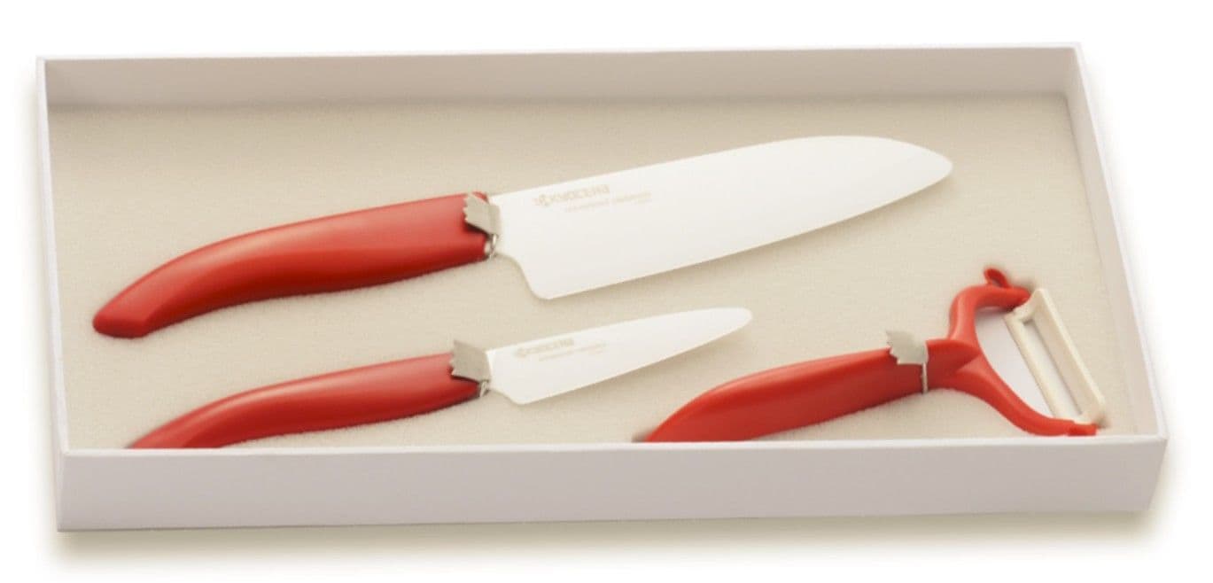 KYOCERA Комплект 2 бр. керамични ножове + керамична белачка