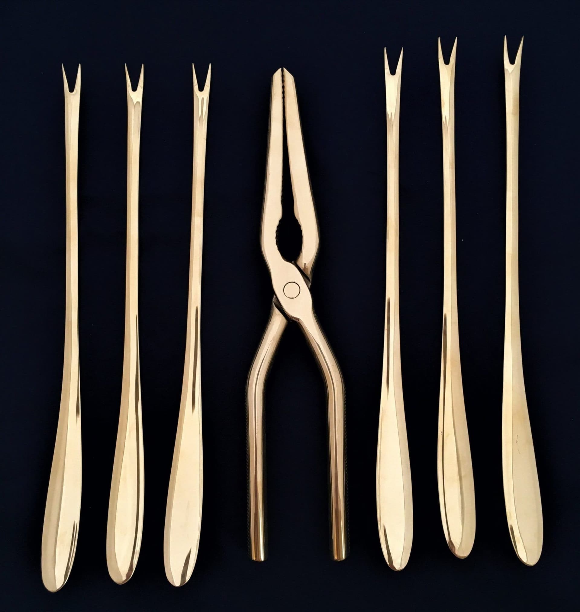 HERDMAR Комплект за морски дарове – 7 части – златно PVD покритие