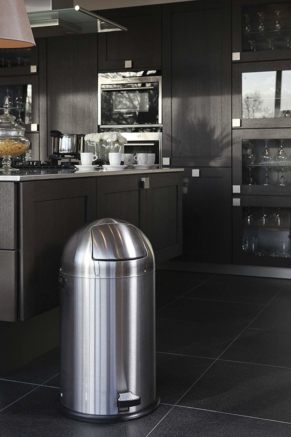 EKO Кош за отпадъци с педал “KICK CAN“ – 33 литра – черен