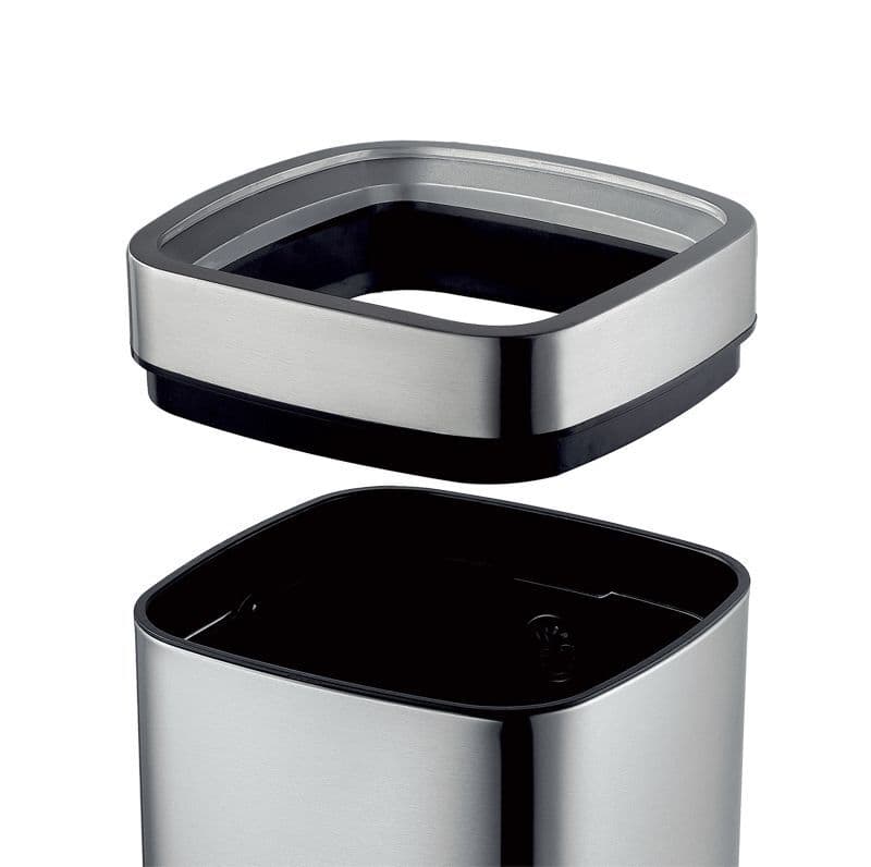 EKO Квадратен отворен кош за отпадъци “LAGUNA“ – 35 литра – мат