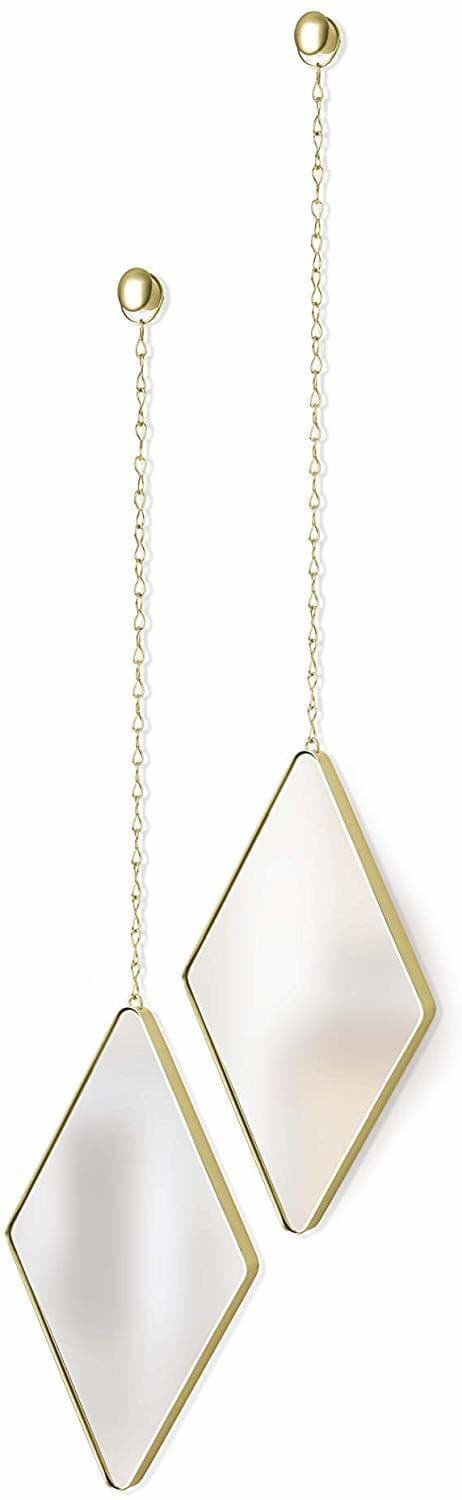 UMBRA Комплект от 3 бр огледала за стена “DIMA“ – цвят месинг