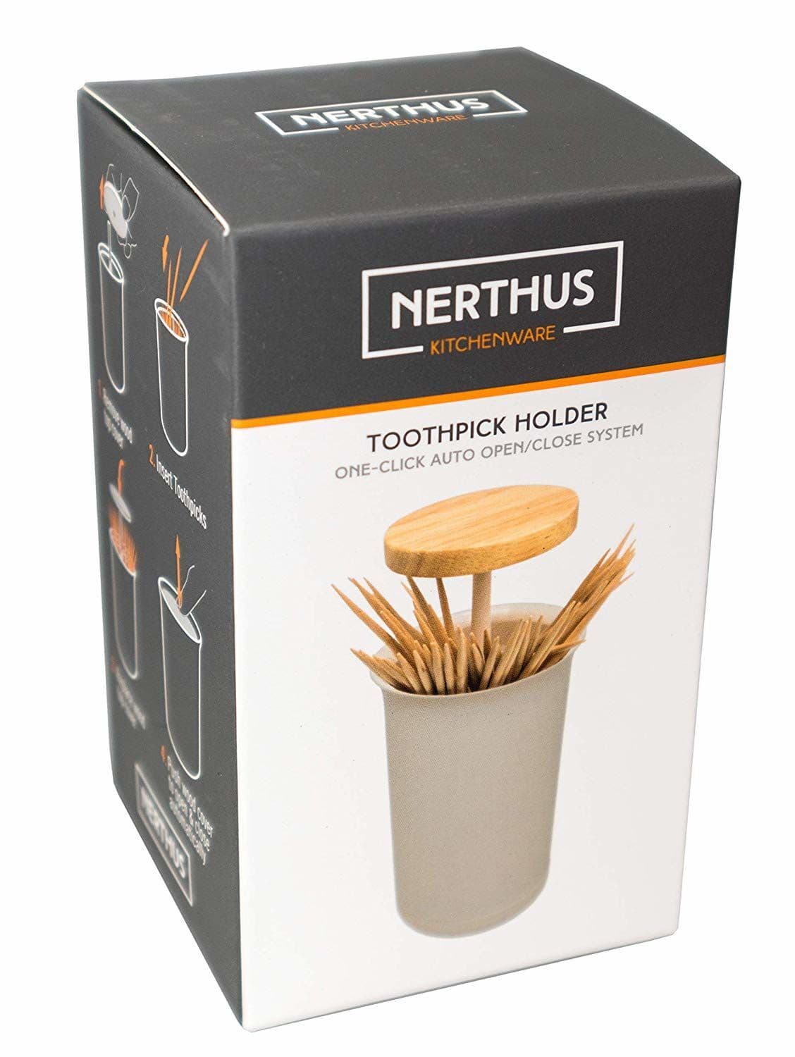 Nerthus Автоматичен диспенсер за клечки за зъби