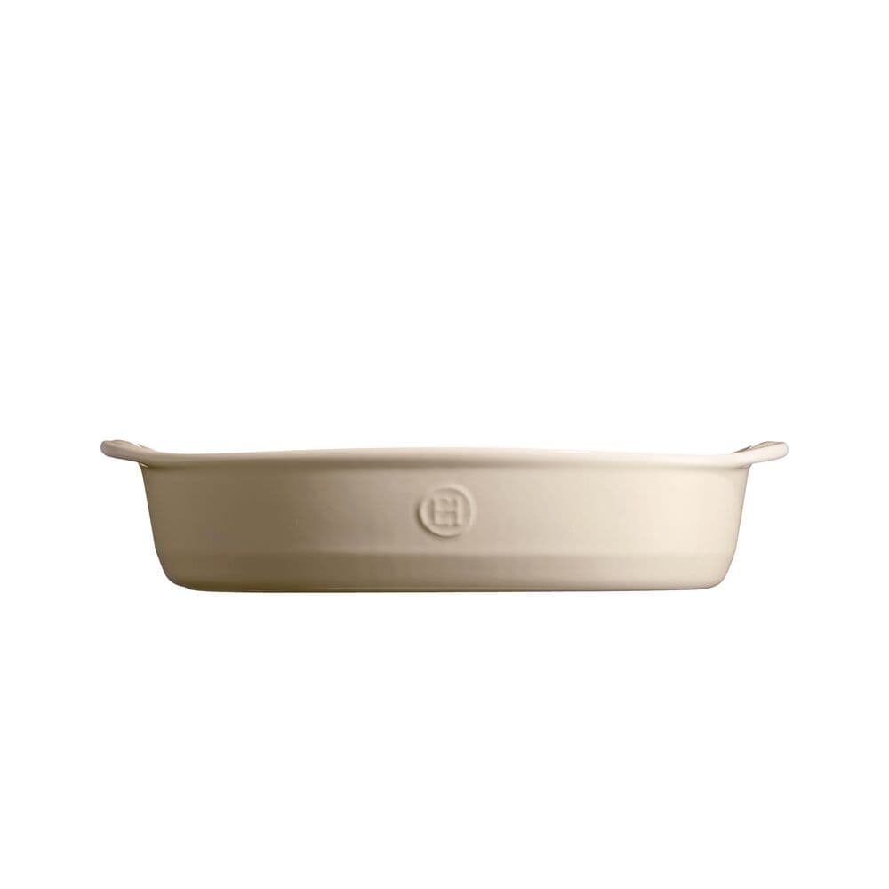 EMILE HENRY Керамична тава „OVAL OVEN DISH“ – 35х22,5 см – цвят екрю