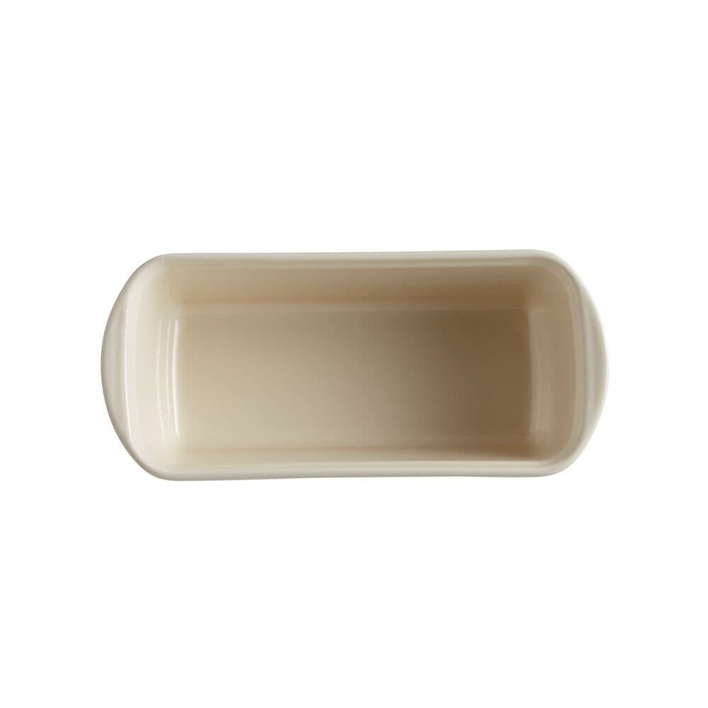 EMILE HENRY Керамична правоъгълна форма за печене „SMALL LOAF DISH“ – 24 х 11  – цвят екрю