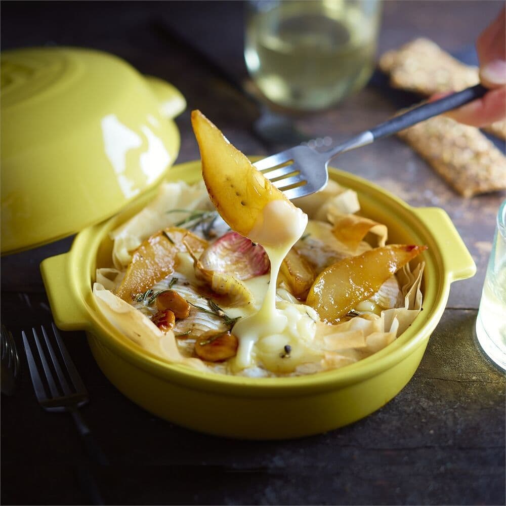 EMILE HENRY Форма за печене с капак „CHEESE BAKER“ – Ø 19 см – цвят жълт