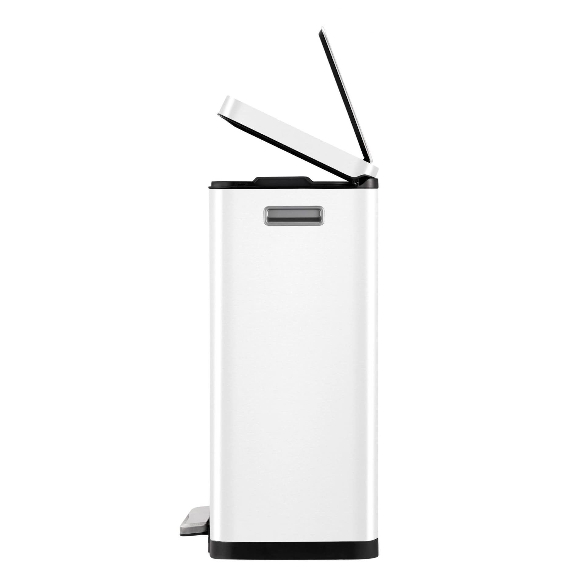 EKO Кош за отпадъци с педал “X-CUBE“- 45 литра – бял