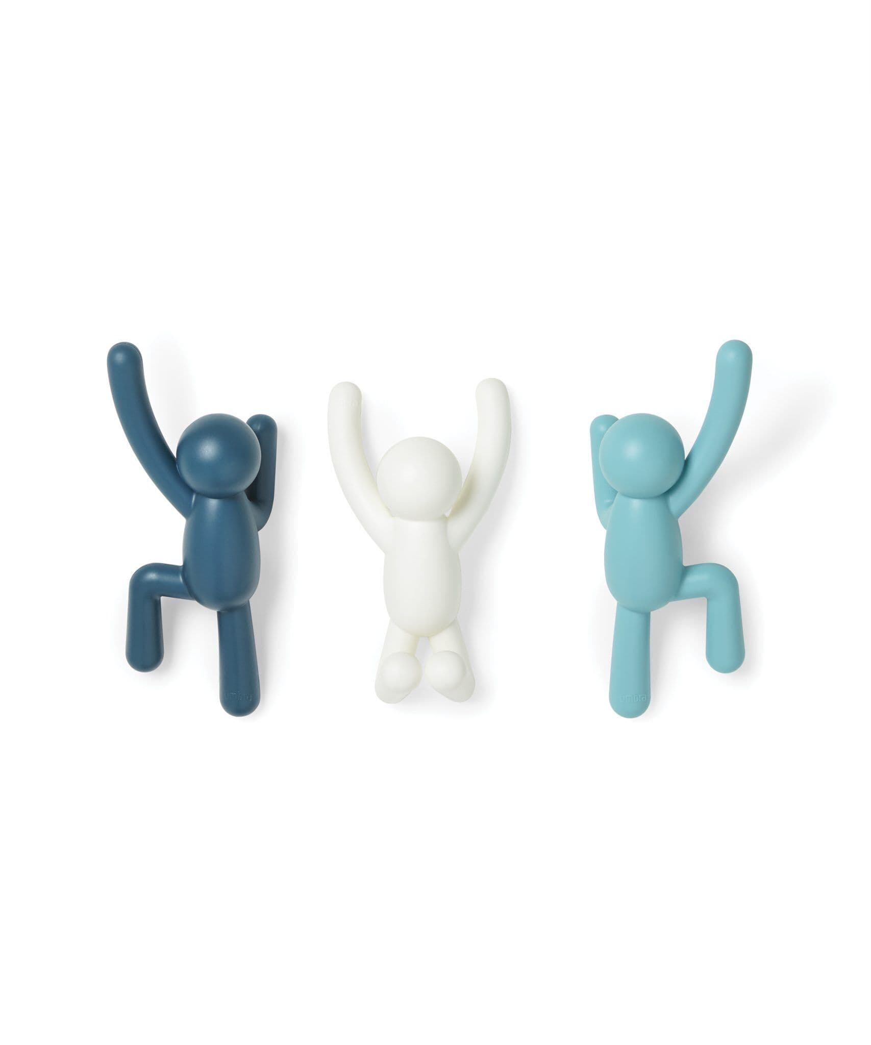 UMBRA Комплект от 3 бр закачалки за стена “BUDDY“ – 3 цвята