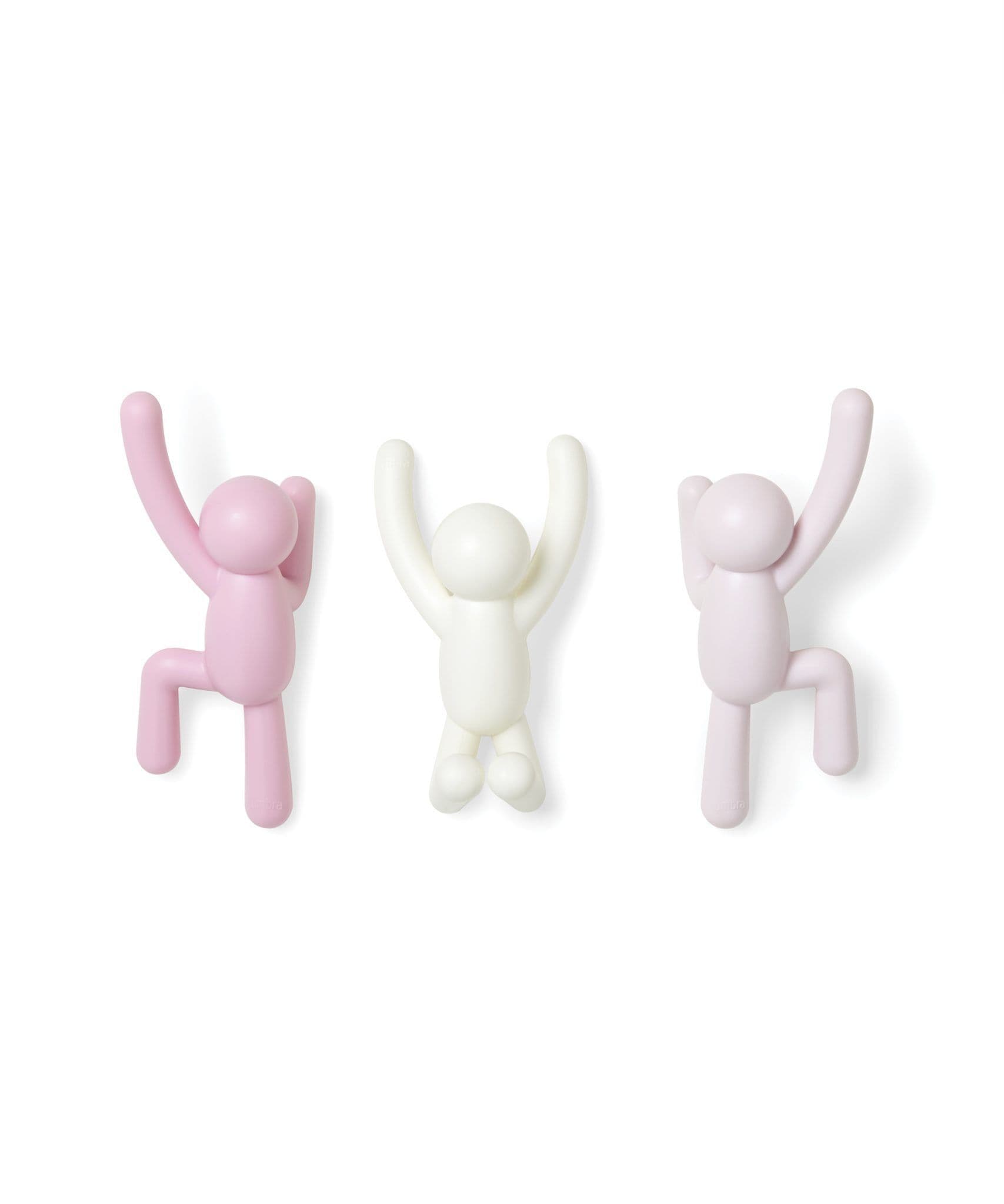 UMBRA Комплект от 3 бр закачалки за стена “BUDDY“ – 3 цвята