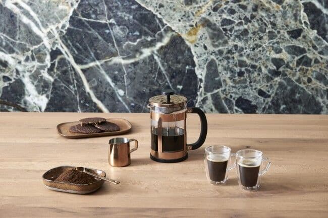 LEOPOLD VIENNA Комплект за кафе от 3 части – 800 мл – цвят меден