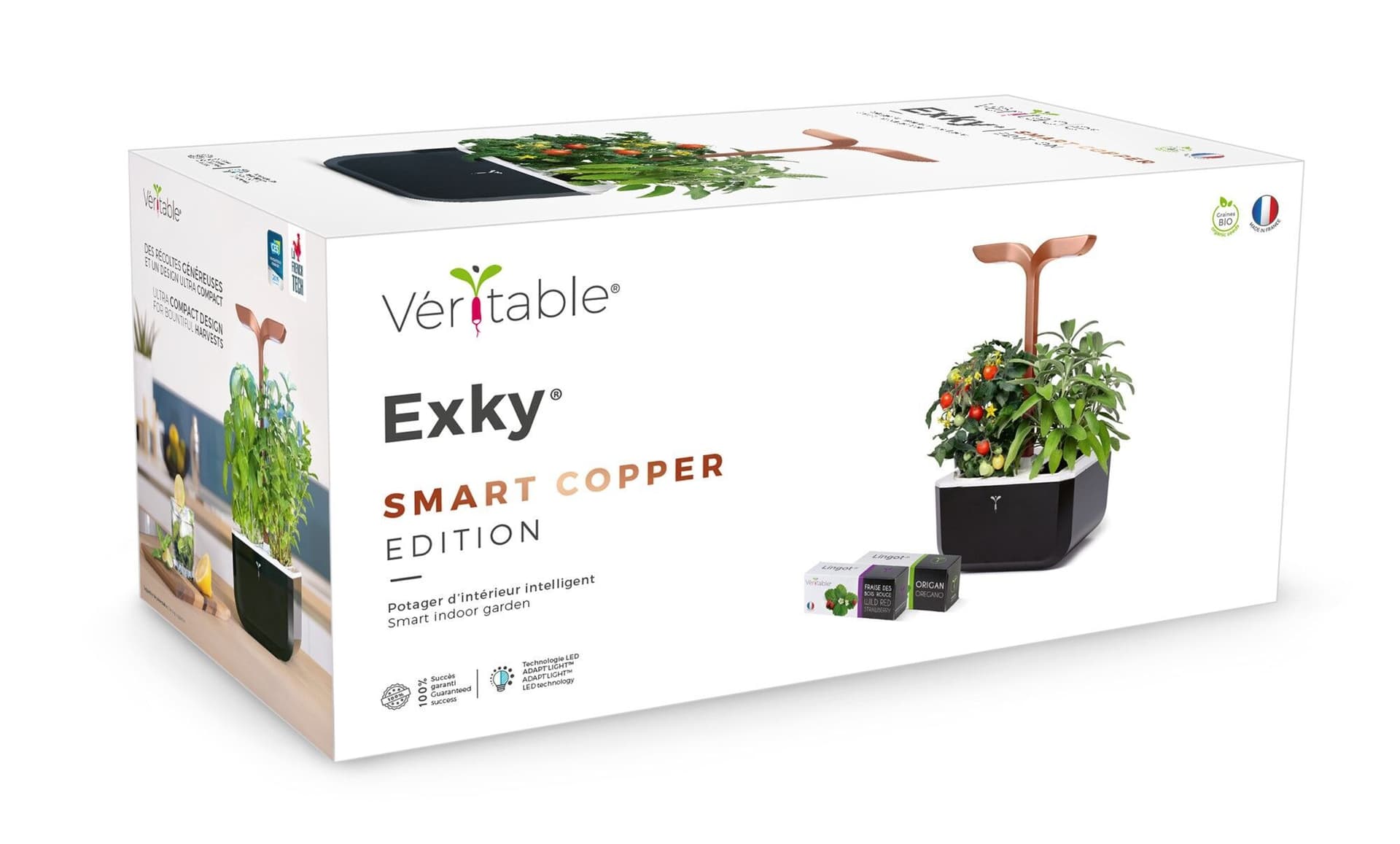 Домашна градина EXKY® SMART GARDEN – цвят черен/мед