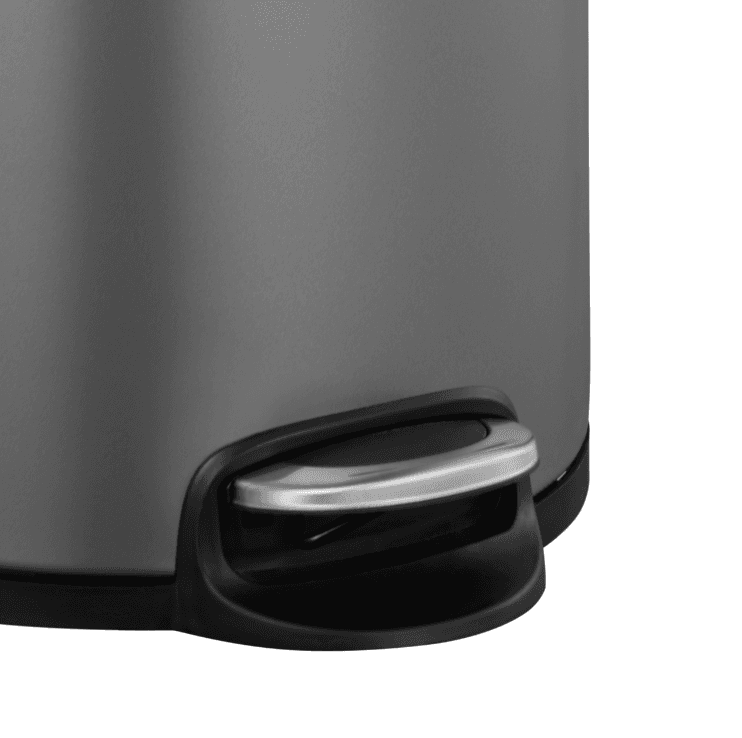 EKO Кош за отпадъци с педал “SERENE“ – графит – 8 л.