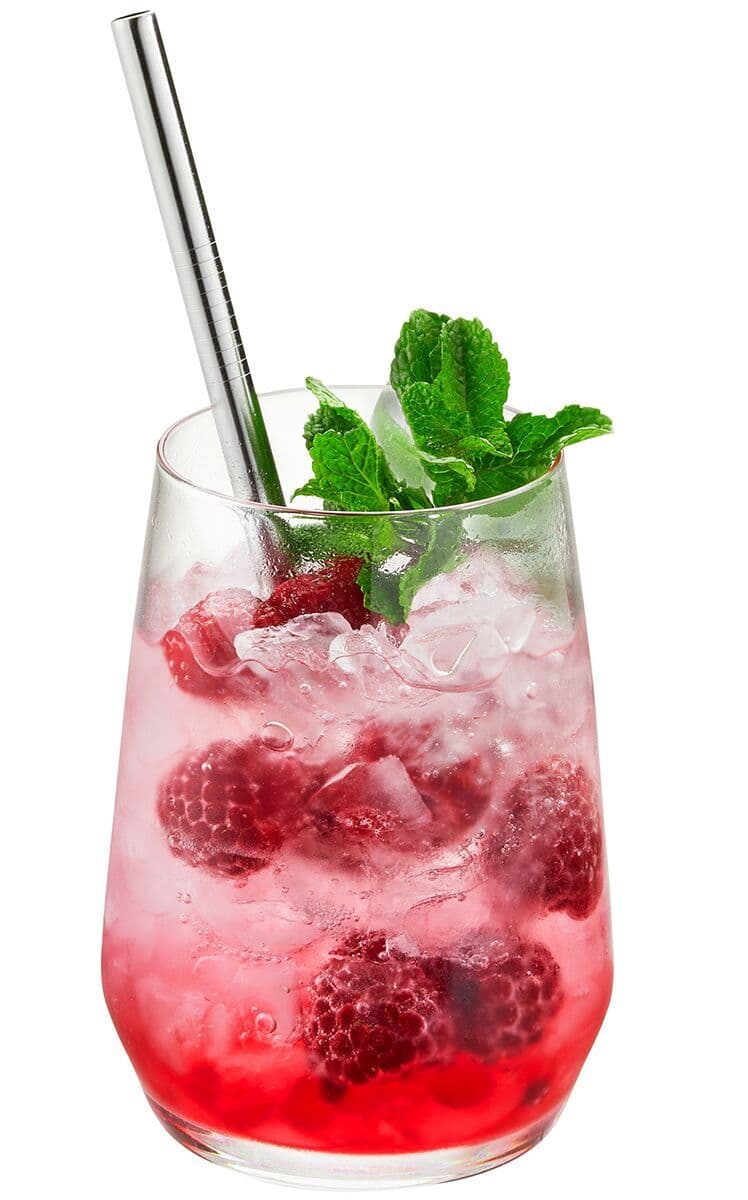 GEFU Сет от 4 броя стоманени сламки “FUTURE“ – 18 см.