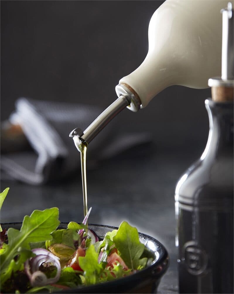 EMILE HENRY Бутилка за олио с дозатор OIL CRUET – цвят екрю