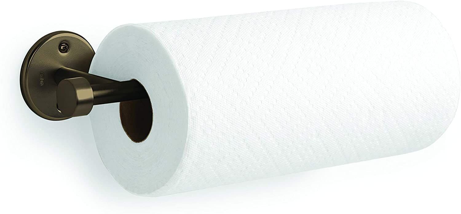 UMBRA Стойка за кухненска хартия “CAPPA“ – за стена – цвят бронз