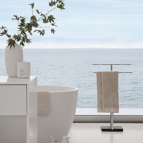 BLOMUS Вафлена кърпа „CARO“ – цвят син, 70х140 см