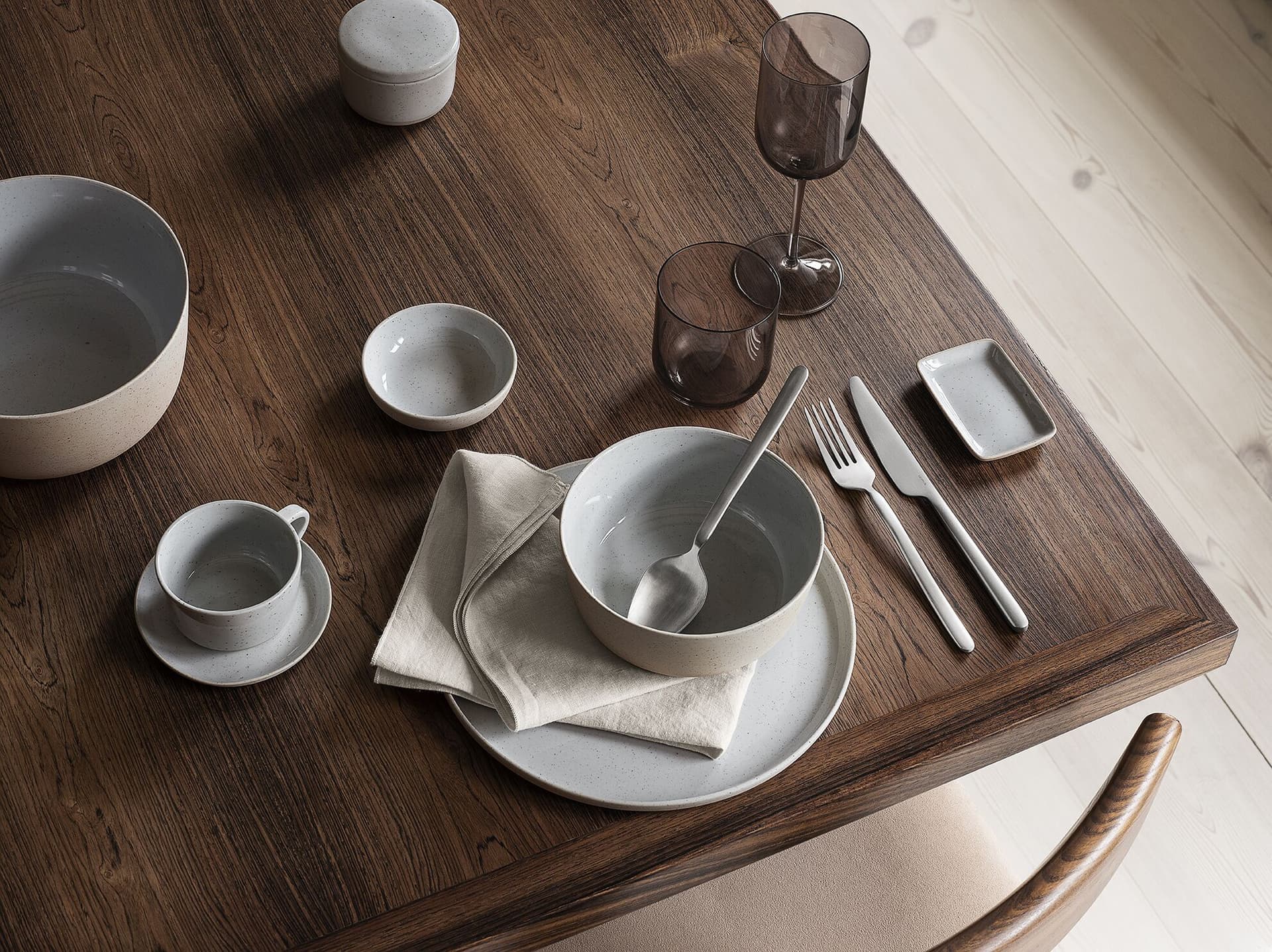 BLOMUS Чаша с дръжка 250 мл. – SABLO – цвят светло сив (Cloud)