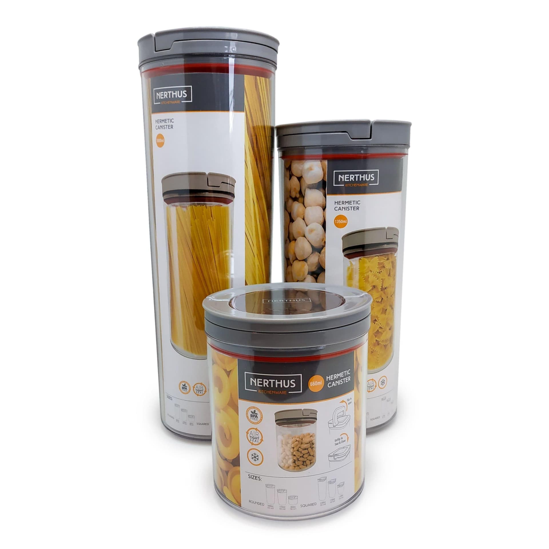 Nerthus Канистер с херметическо затваряне  – 1,35 л.