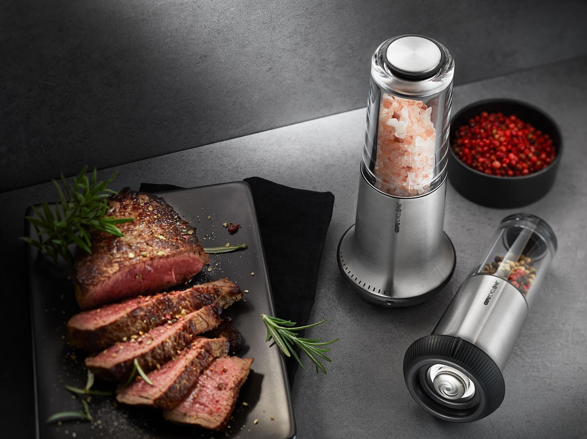 GEFU Мелничка за сол или пипер X-PLOSION® – размер M –  инокс