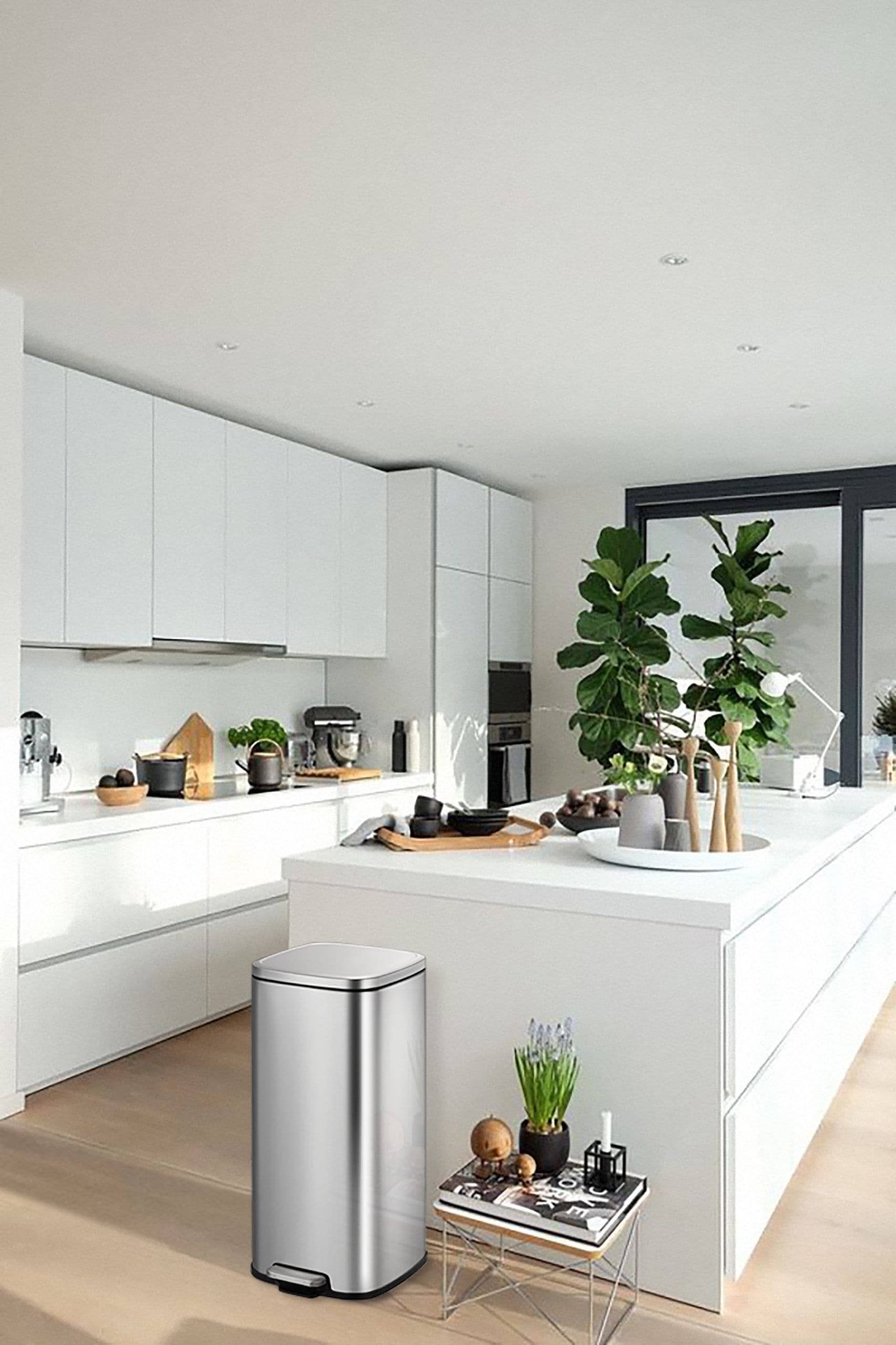 EKO Кош за отпадъци с педал “STELLA“ – 30 литра – мат