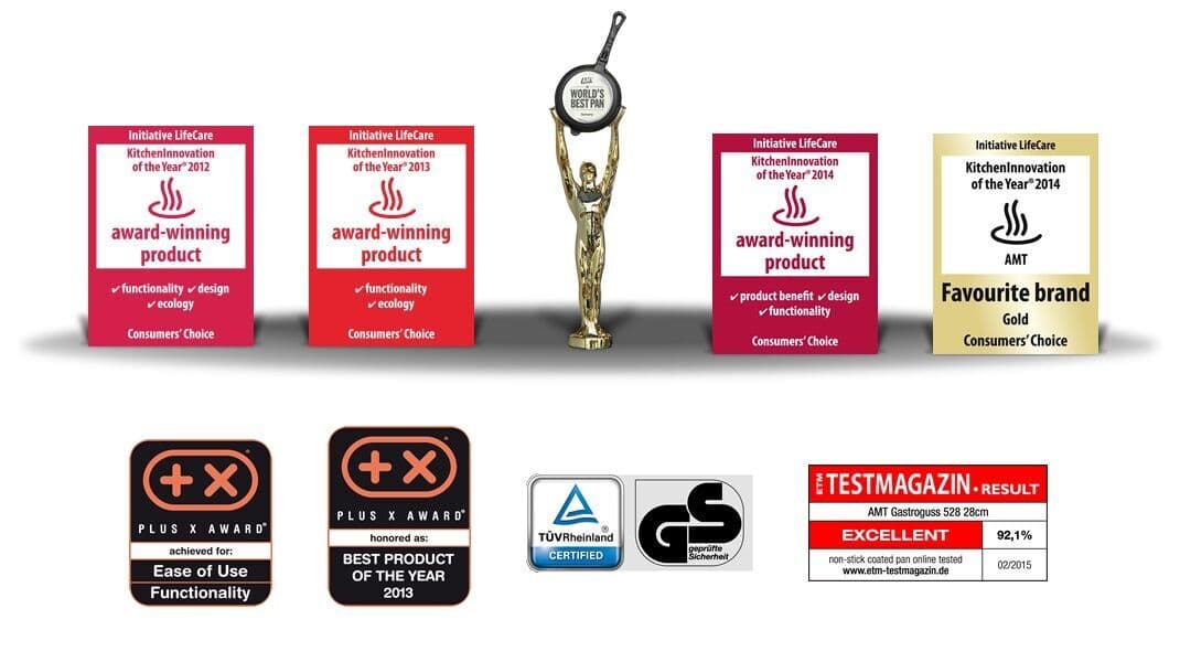 AMT  Тава индукционна 9 см. – 28х28 см.