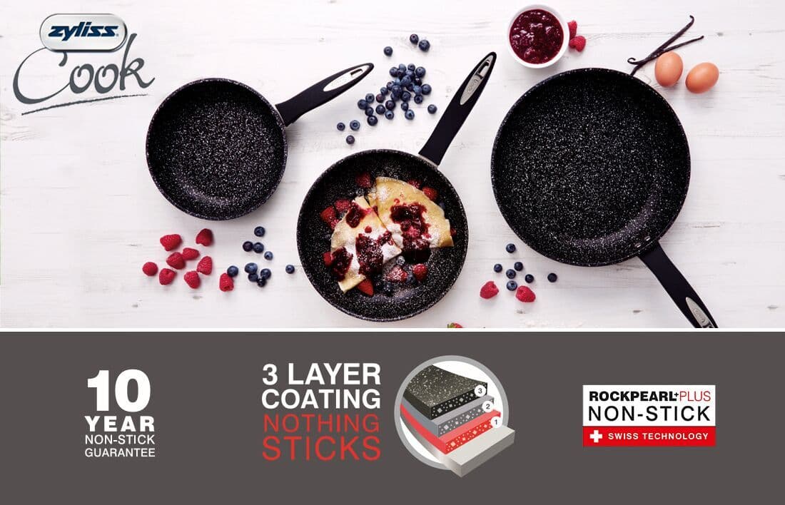 ZYLISS COOK Индукционен тиган с капак – Ø 28 см