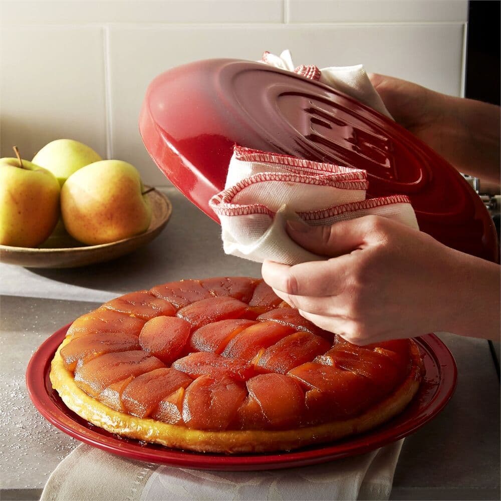EMILE HENRY Керамичен сет за Тарт Татен „TARTE TATIN SET“ – Ø 33 см – цвят червен
