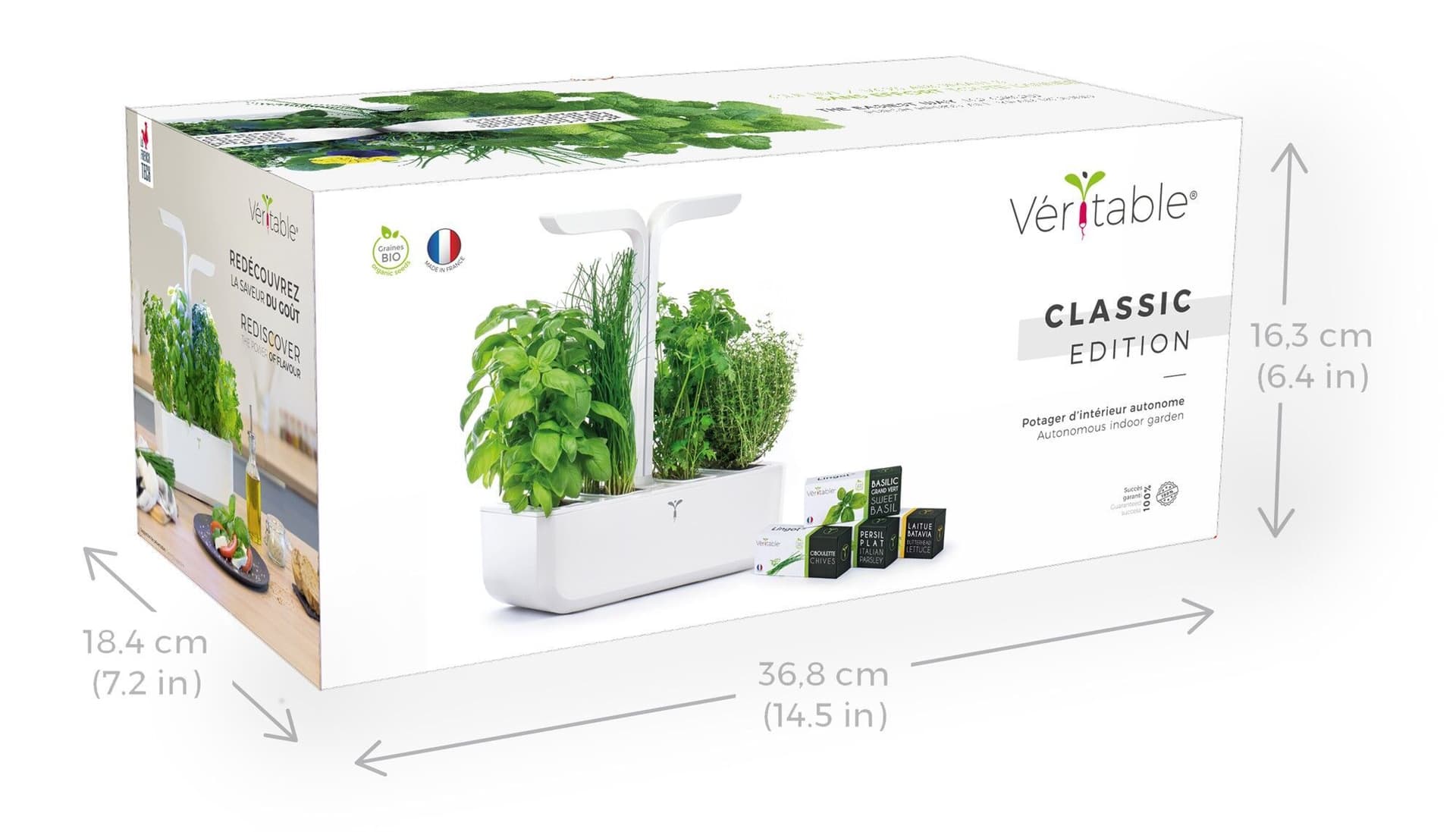 Домашна градина CLASSIC VÉRITABLE® – цвят бял