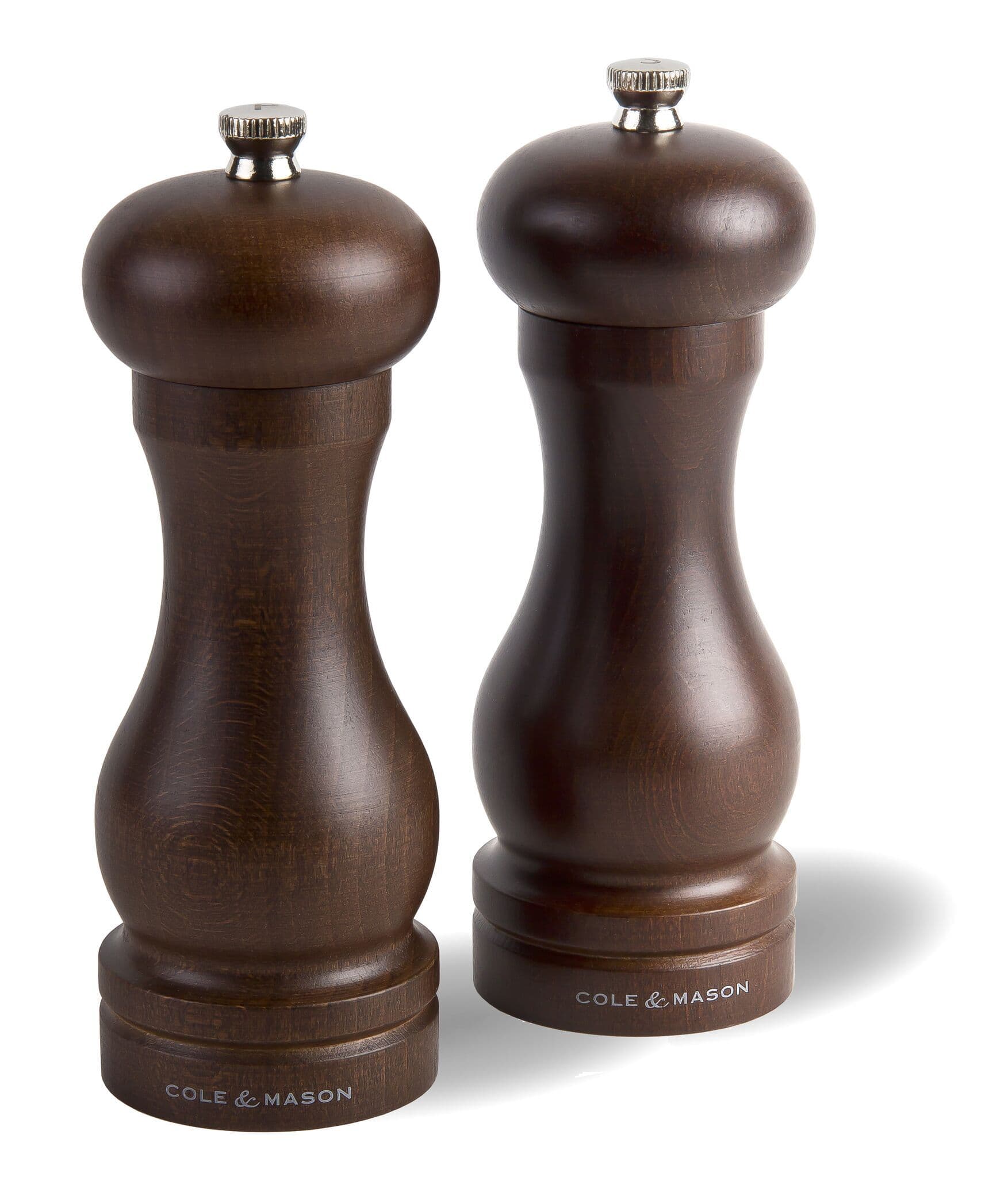 COLE & MASON Мелничкa за черен пипер “FOREST CAPSTAN“ – 16,5 см. – цвят кафяв