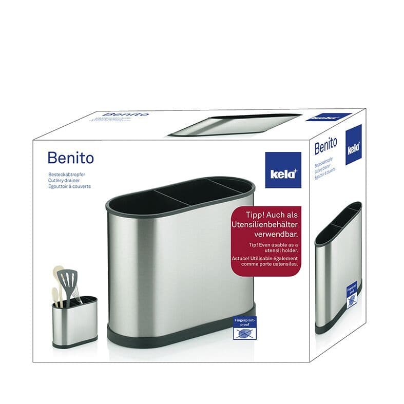 KELA Органайзер за прибори “Benito“ – неръждаема стомана мат