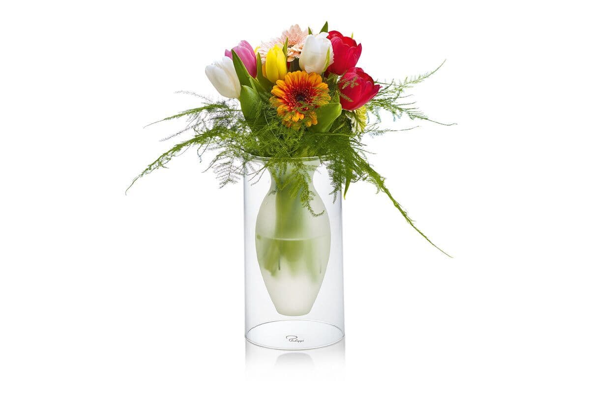 PHILIPPI  Стъклена ваза “ESMERALDA“ – M размер