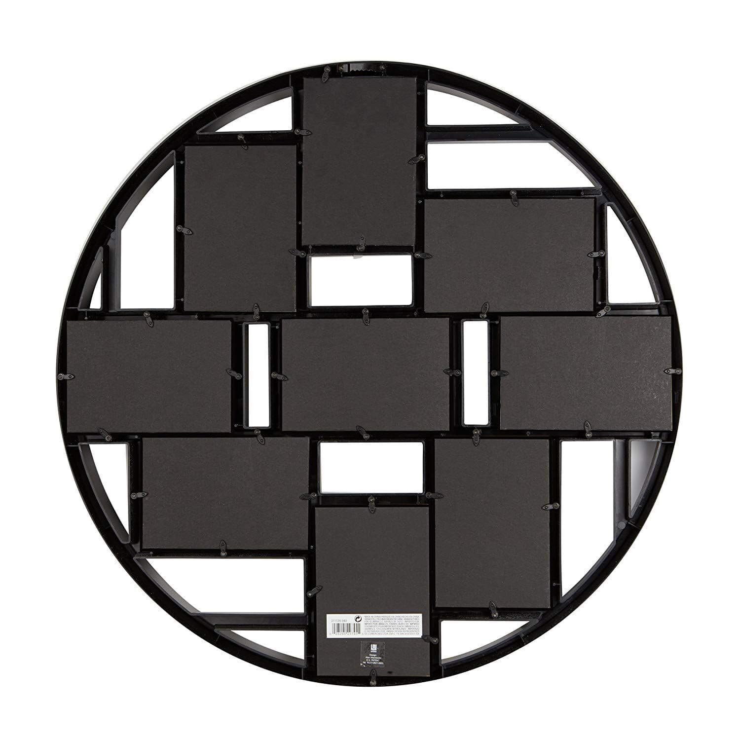 UMBRA Колаж от рамки за снимки “LUNA“ – цвят черен – за 9 снимки