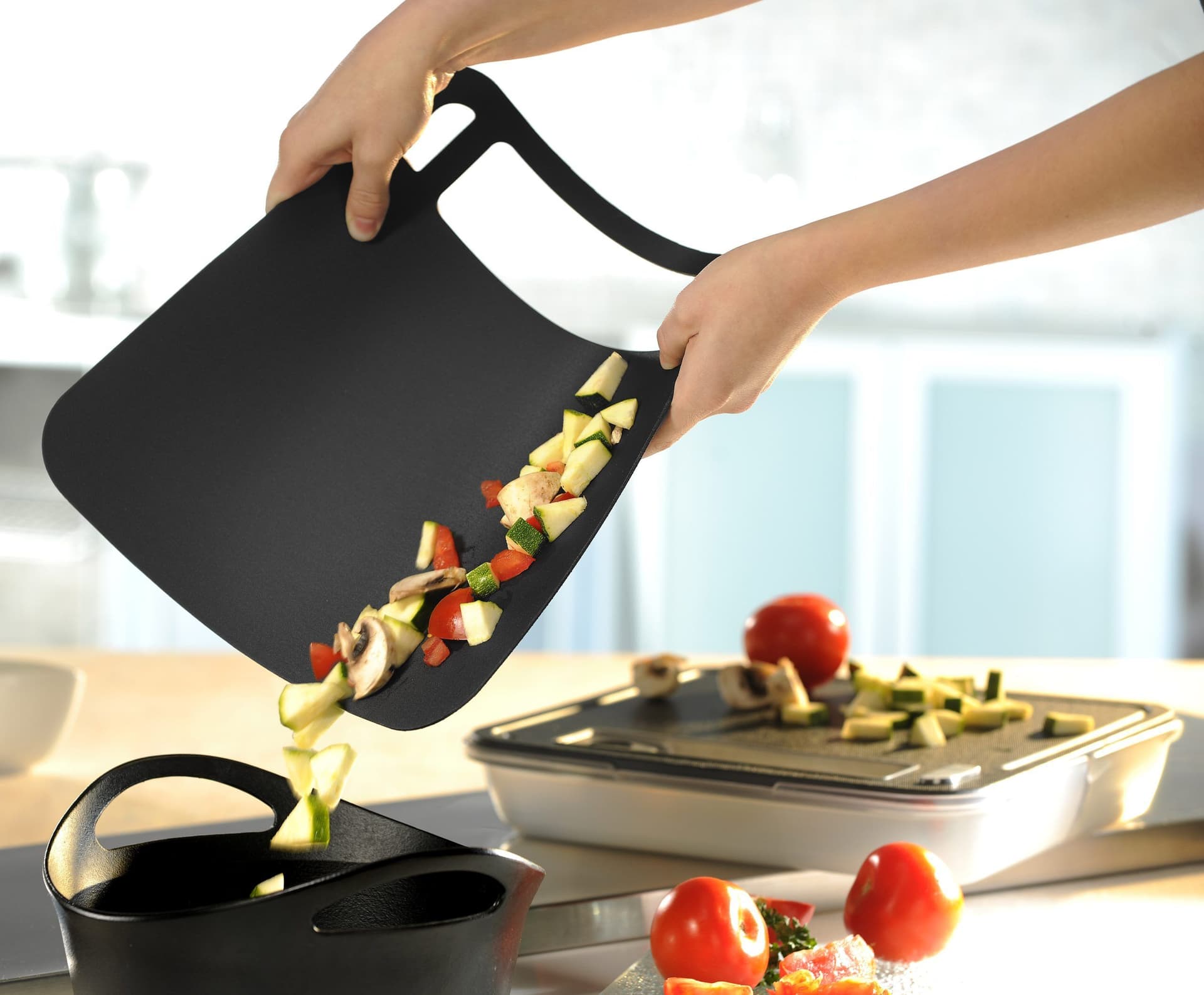 GEFU Комплект дъска за рязане + кутия