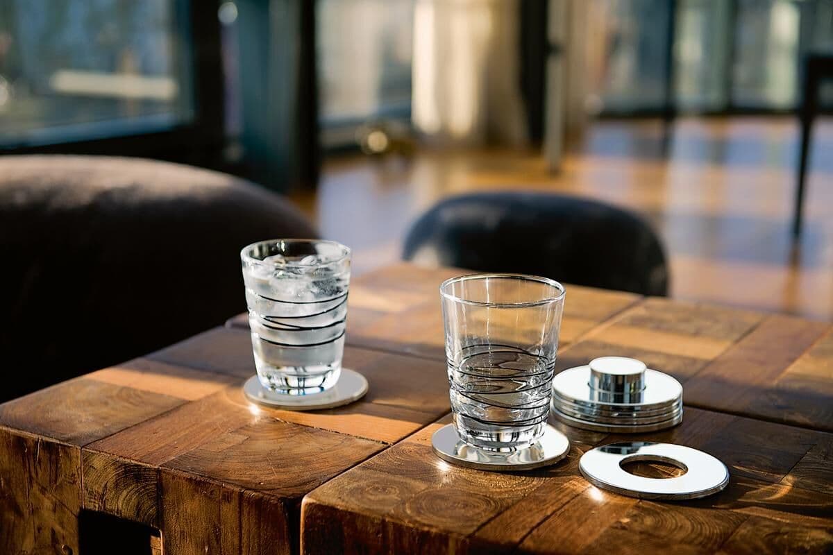 PHILIPPI Метални подложки за чаши “Rings“ – 7 части