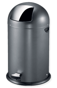 EKO Кош за отпадъци с педал “KICK CAN“ – 33 литра – сив